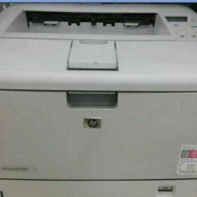 惠普5200LX大幅面黑白激光打印机 CAD图纸与办公文档的得力助手，武汉二手市场寻宝指南